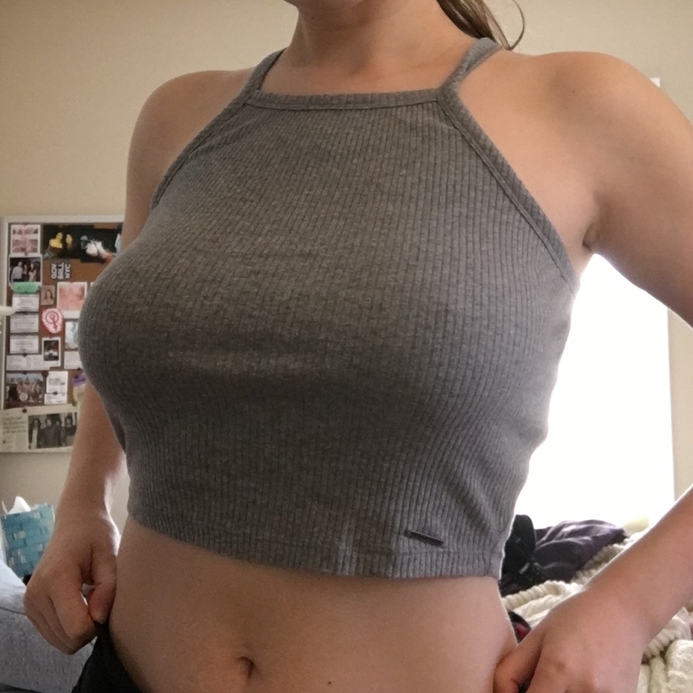 Abercrombie & Fitch grey ribbed tank!